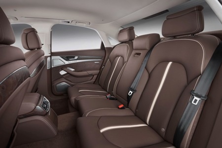 Audi A8 phiên bản mới - Hiện đại, cá tính hơn - 7 Hình ảnh xe Audi A8 L phiên bản mới 2014: